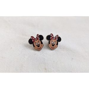 Minnie Mouse Stud Earrings
